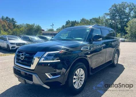 2022 Nissan Armada S z USA, uszkodzony, nr VIN JN8AY2AD6N9675255